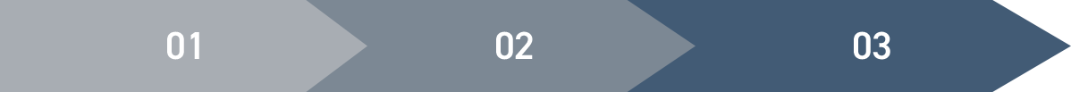 STEP 01 → 02 → 03